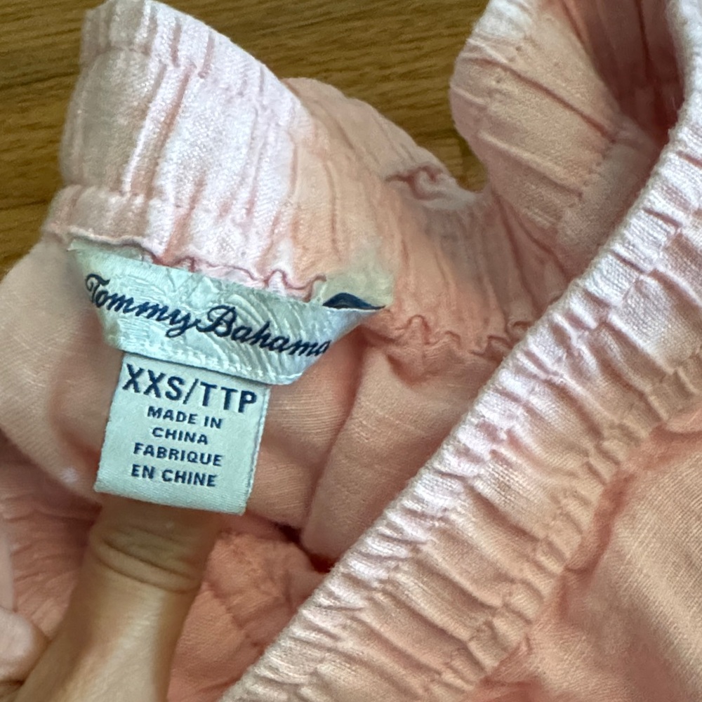 Tommy Bahama Pink Linen Pants - Picture 3 of 3